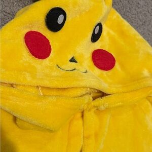 Yellow Pikachu Hooded pajama or costume